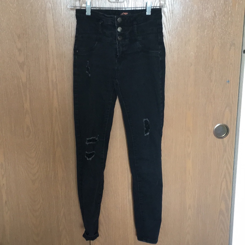 Black High Waisted Jeans